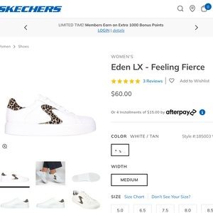 Sketchers Feelin’ Fierce Sneakers